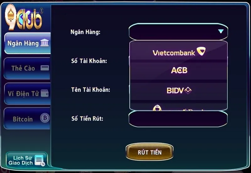 Điều kiện cần biết trong Hướng dẫn rút tiền 9Club